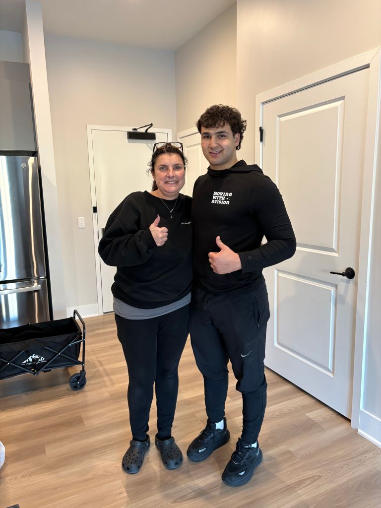 Moving With A Vision crew member on a Parsippany move
